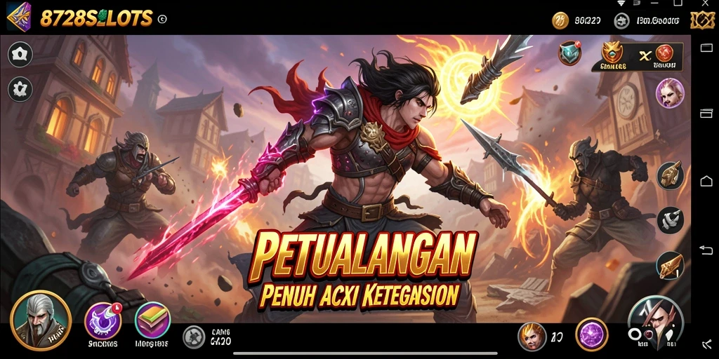 Tampilan gameplay seru dan menegangkan di 8728SLOTS.