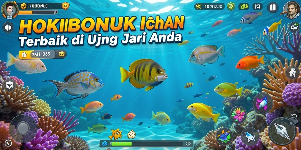 Tampilan gameplay HOKIBONUS yang seru dan penuh warna.