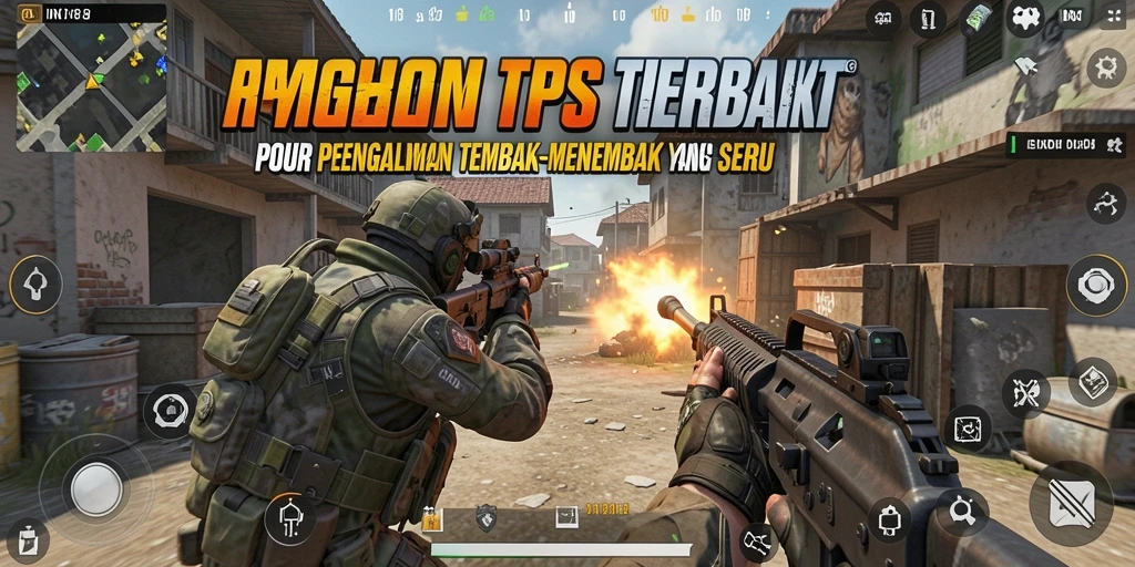 Tampilan gameplay IN88 dengan aksi tembak-menembak yang intens.