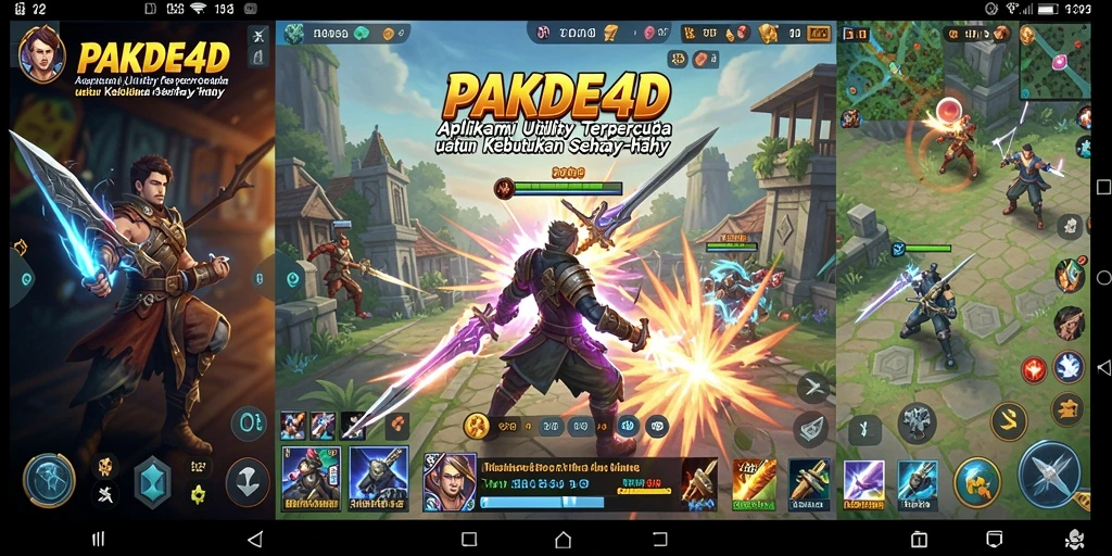 Tampilan antarmuka aplikasi PAKDE4D yang modern dan intuitif.