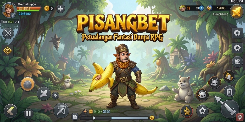 Tangkapan layar PISANGBET menunjukkan momen epik dalam pertarungan RPG.